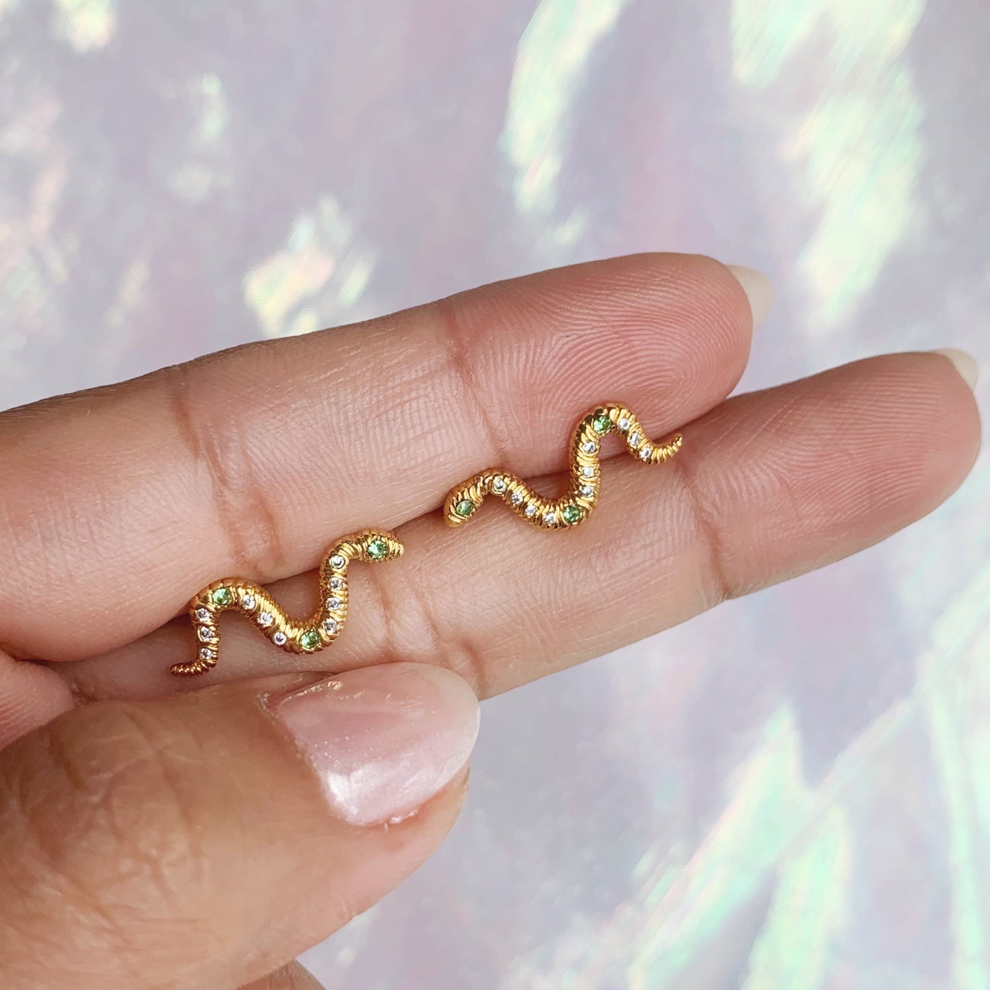 Snake Climber Earrings