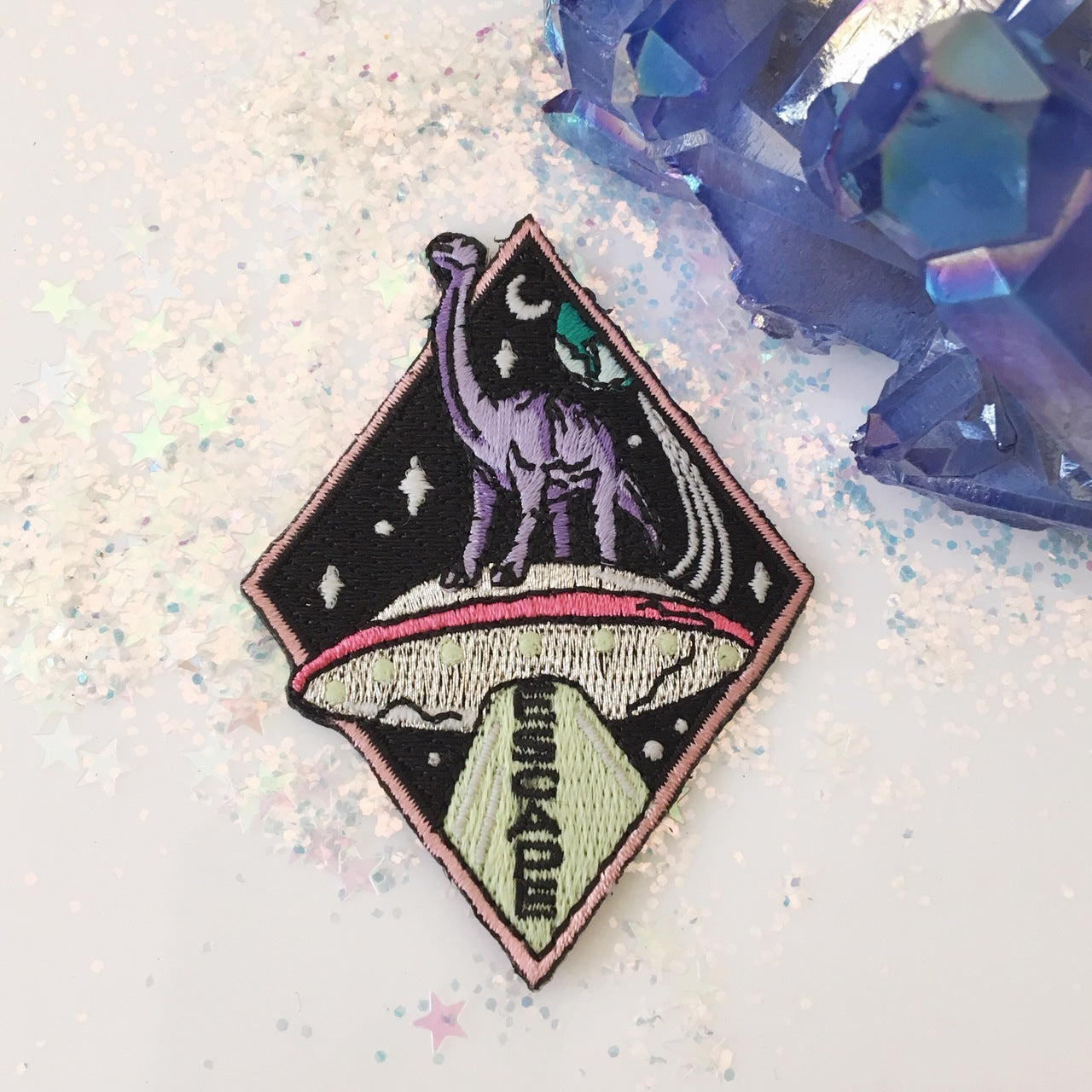 Escape Dinosaur UFO Patch