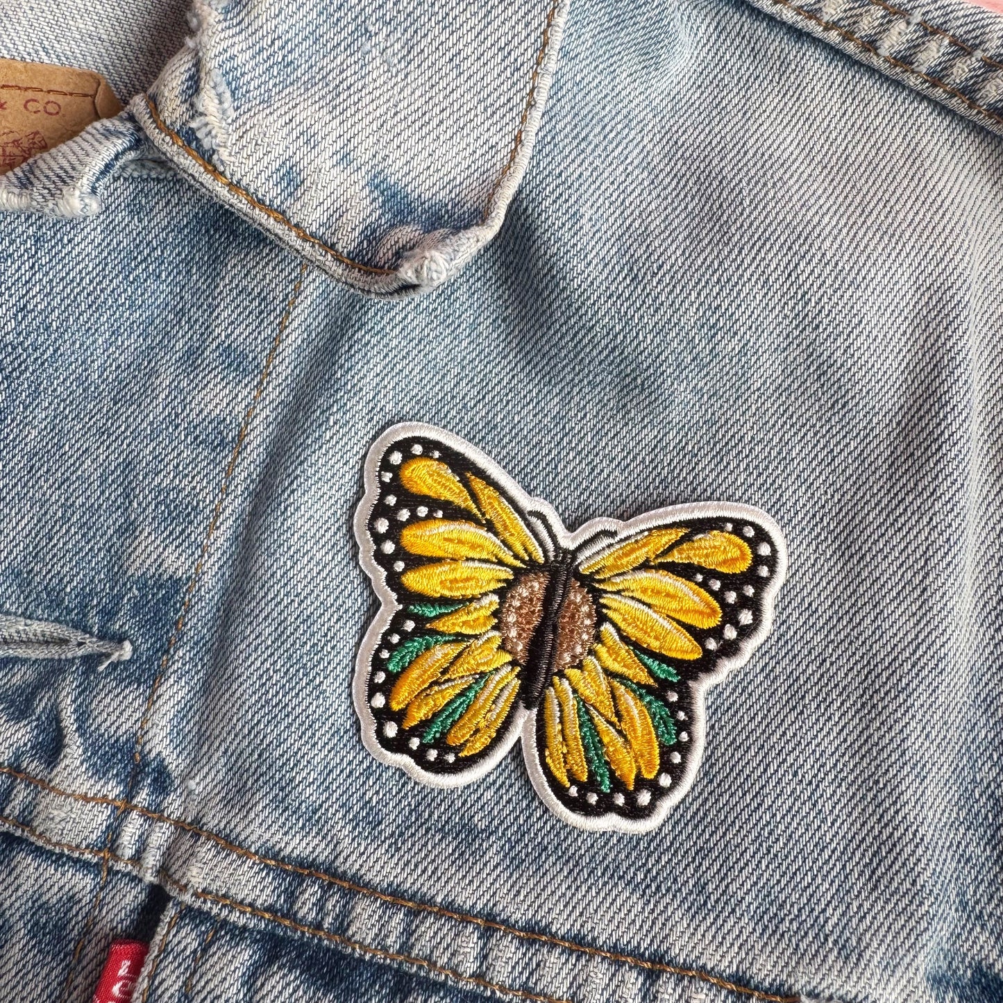 Sunflower Butterfly Patch