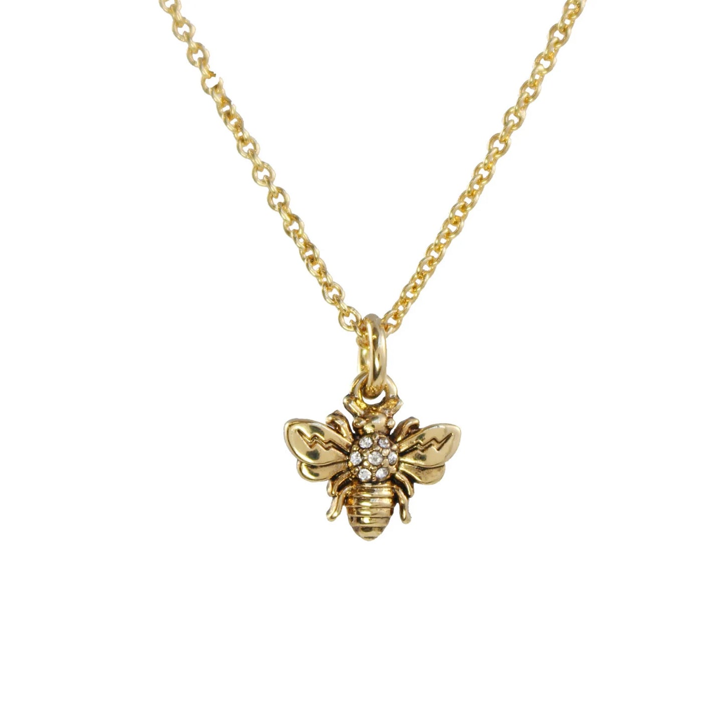Dainty Gold Bee Necklace