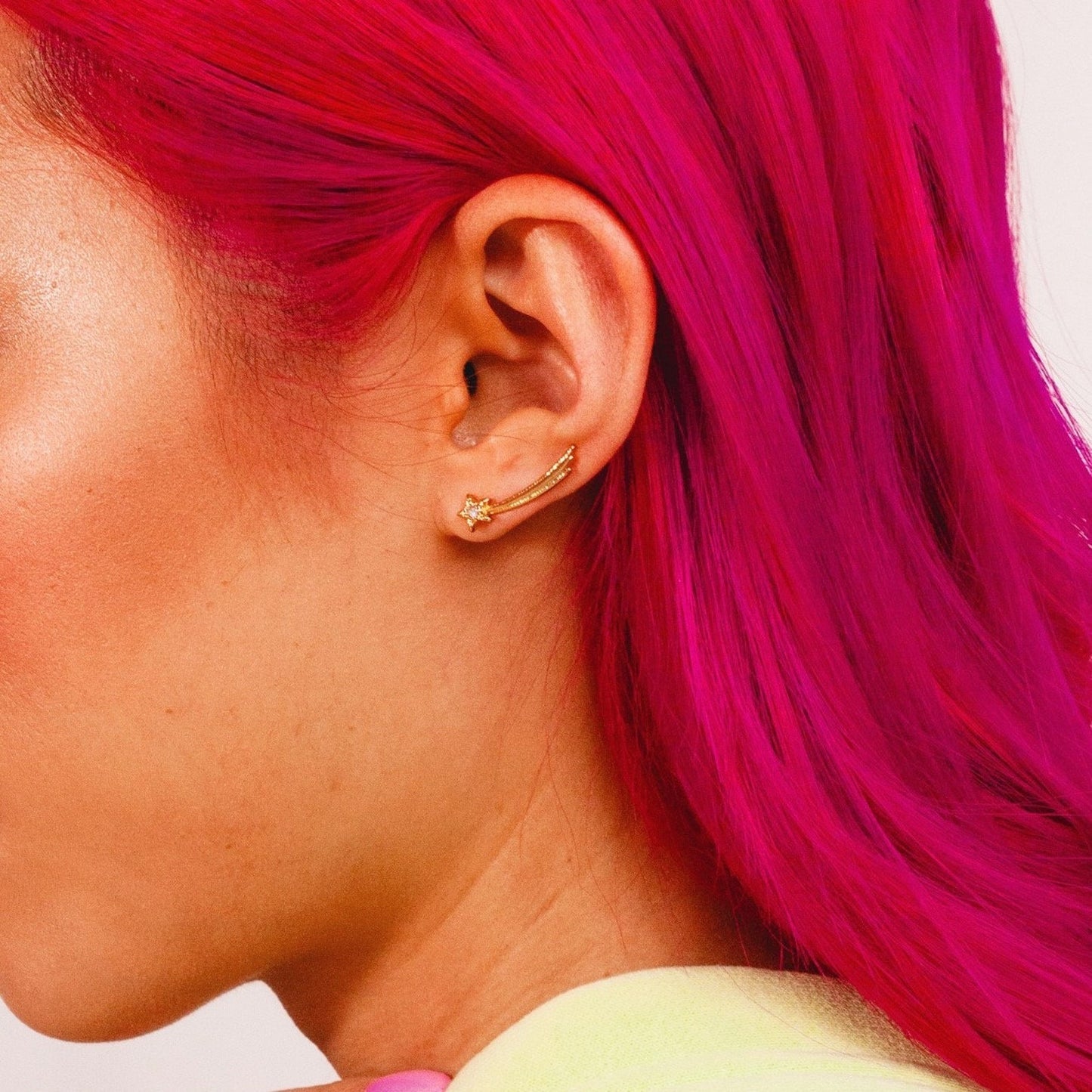 Planet & Shooting Star Mismatched Earrings