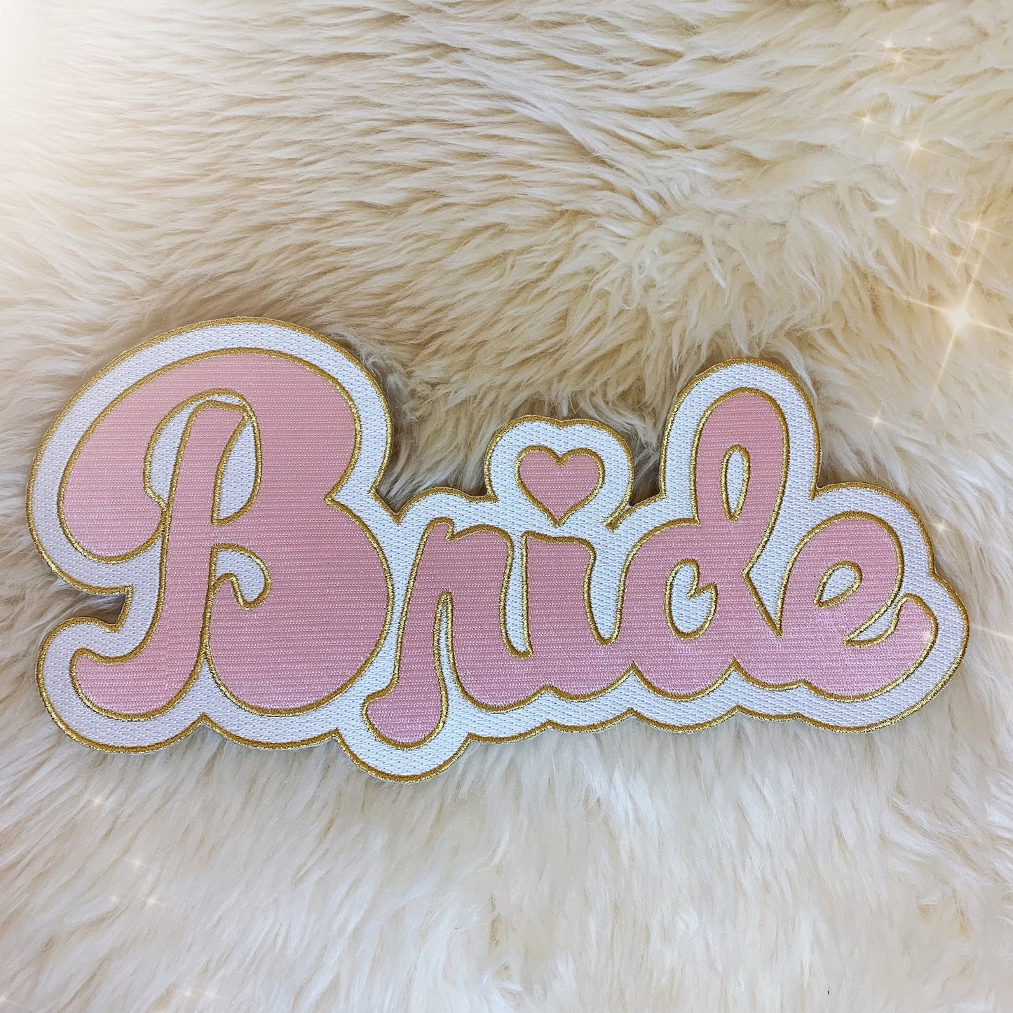 Bride XL Back Patch, Pink