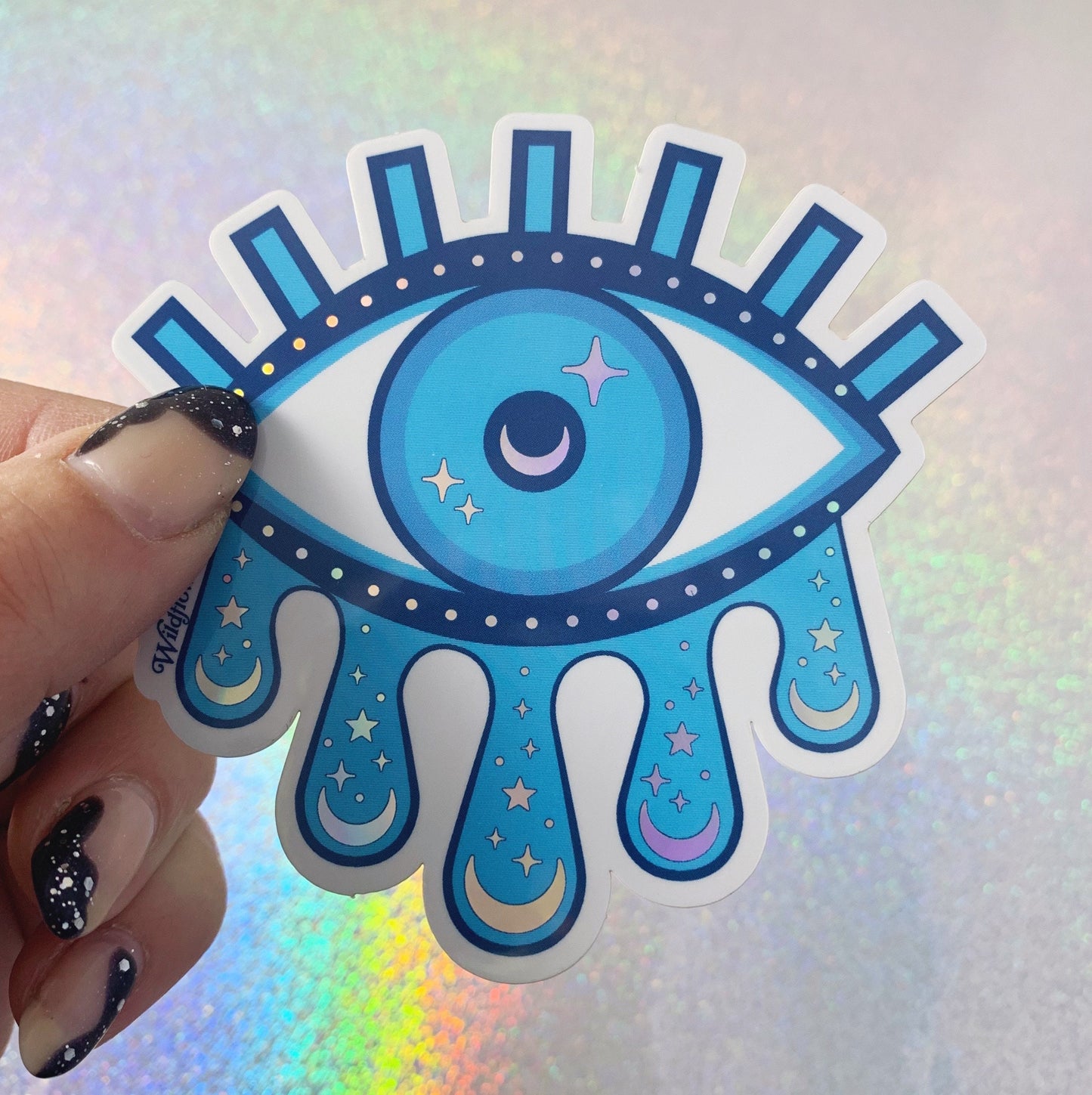 Cosmic Evil Eye Sticker