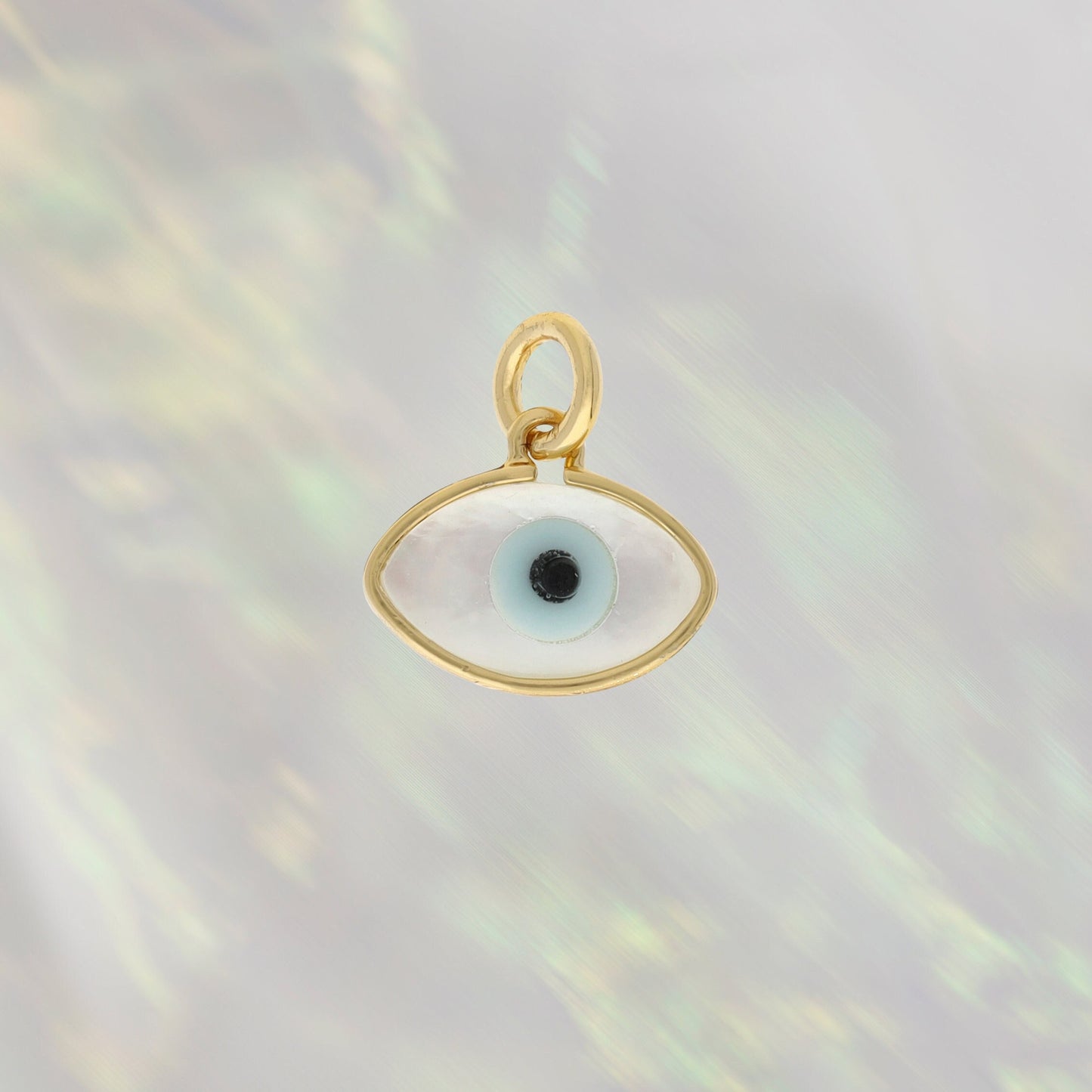 Shell Evil Eye Charm