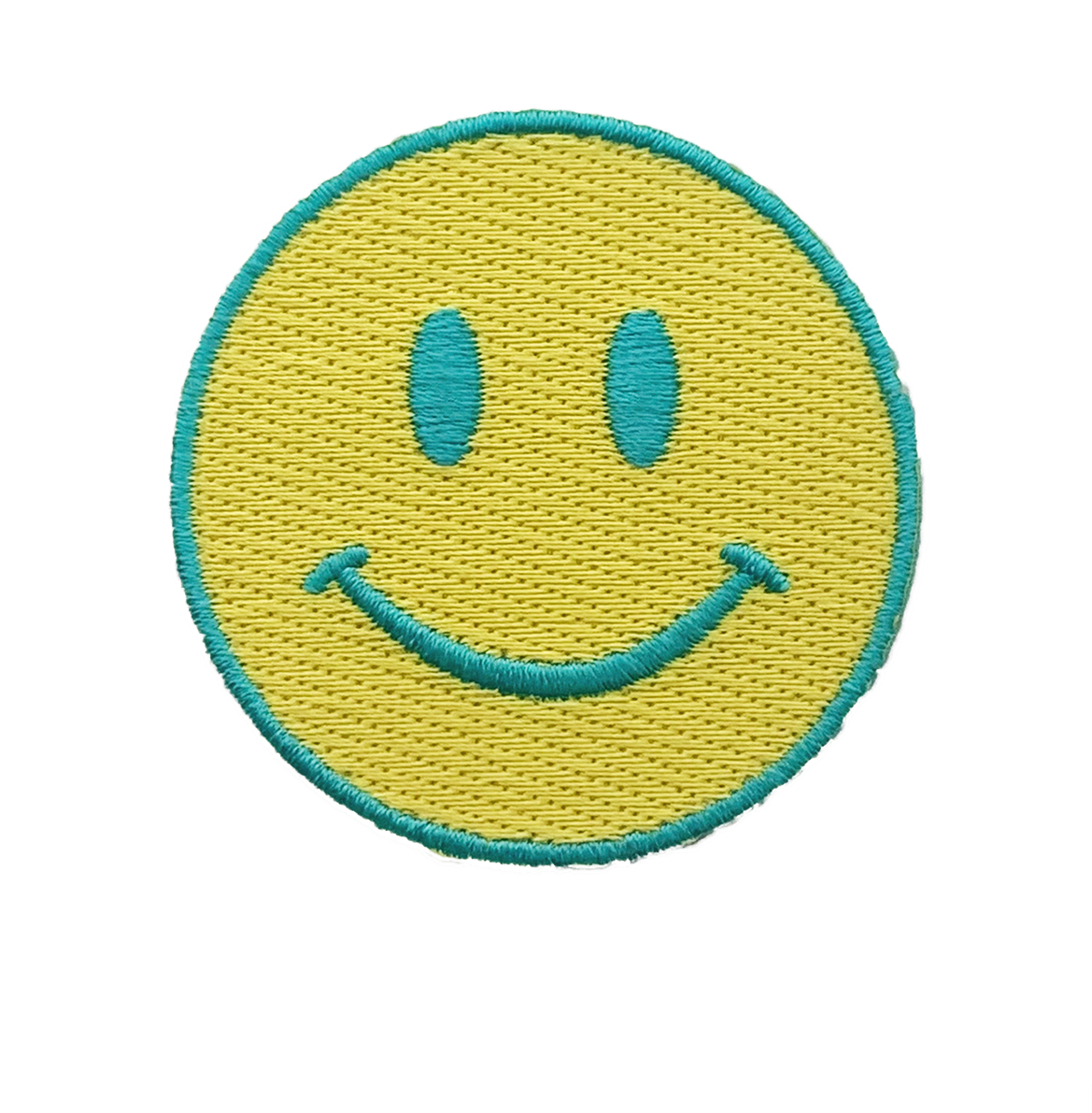 Smiley Face Iron On Patch