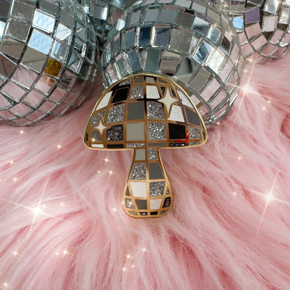 Disco Mushroom Pin