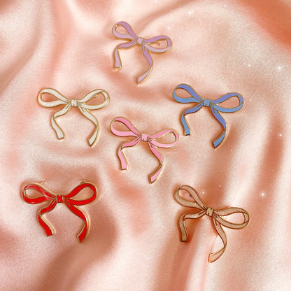 Bow Enamel Pin