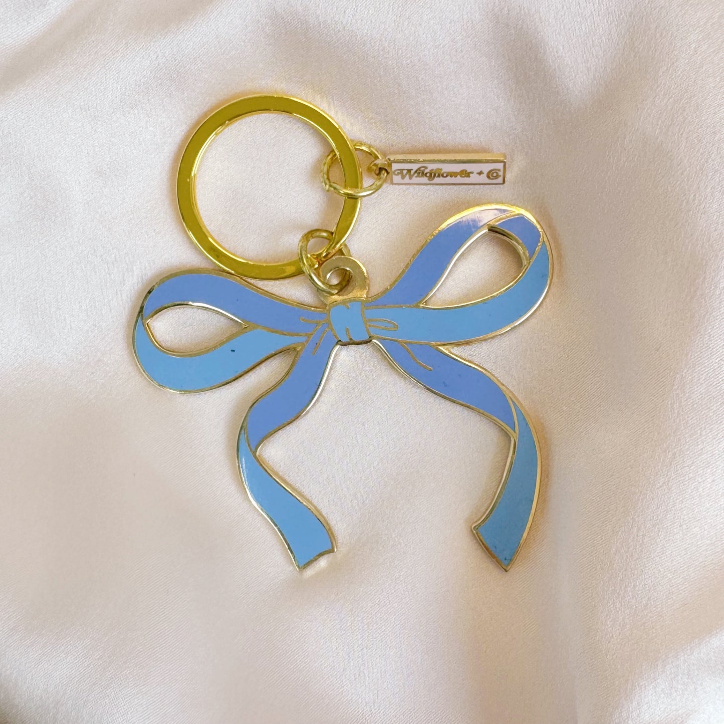 Bow Enamel Keychain