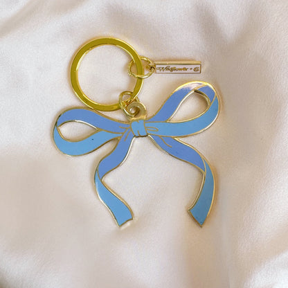 Bow Enamel Keychain