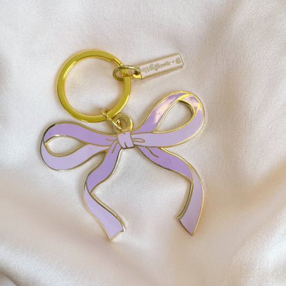 Bow Enamel Keychain