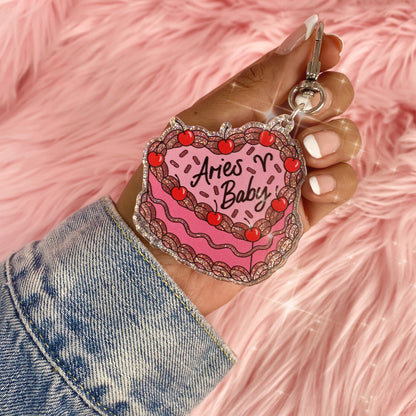 Zodiac Cake Bag Charms