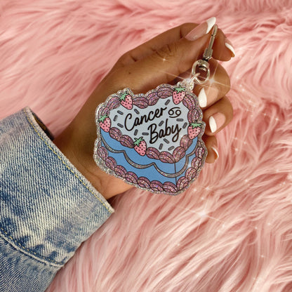 Zodiac Cake Bag Charms