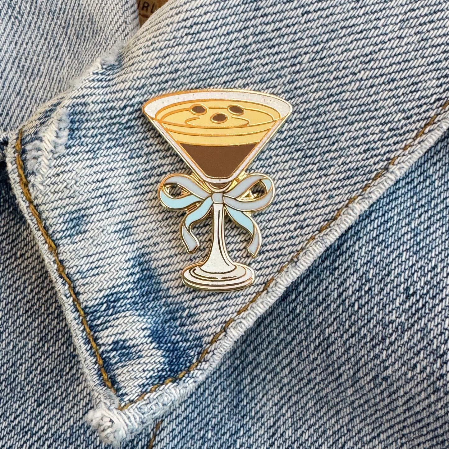 Espresso Martini Enamel Pin