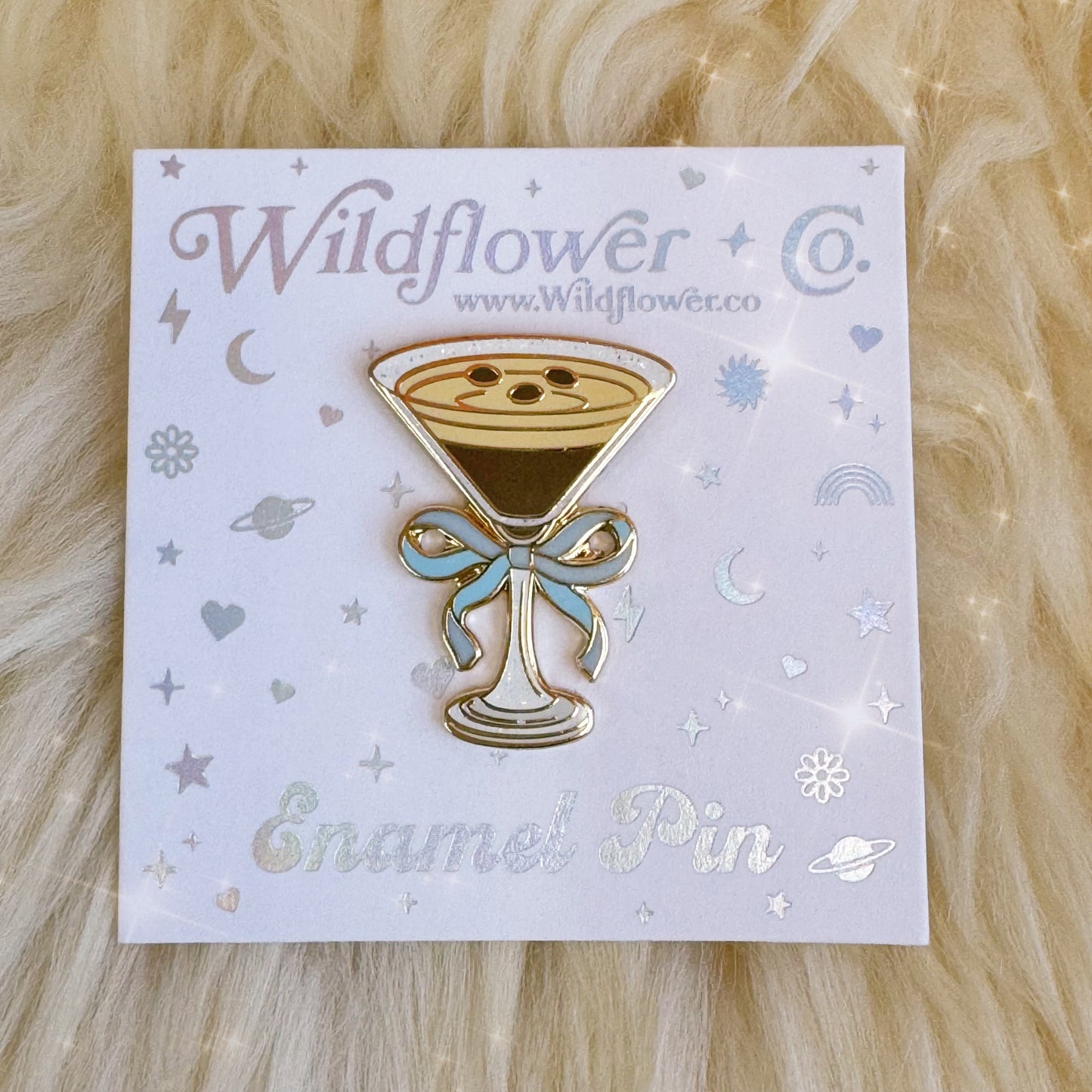 Espresso Martini Enamel Pin