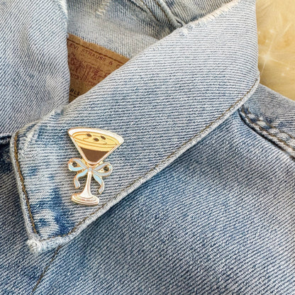 Espresso Martini Enamel Pin