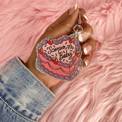 Zodiac Cake Bag Charms