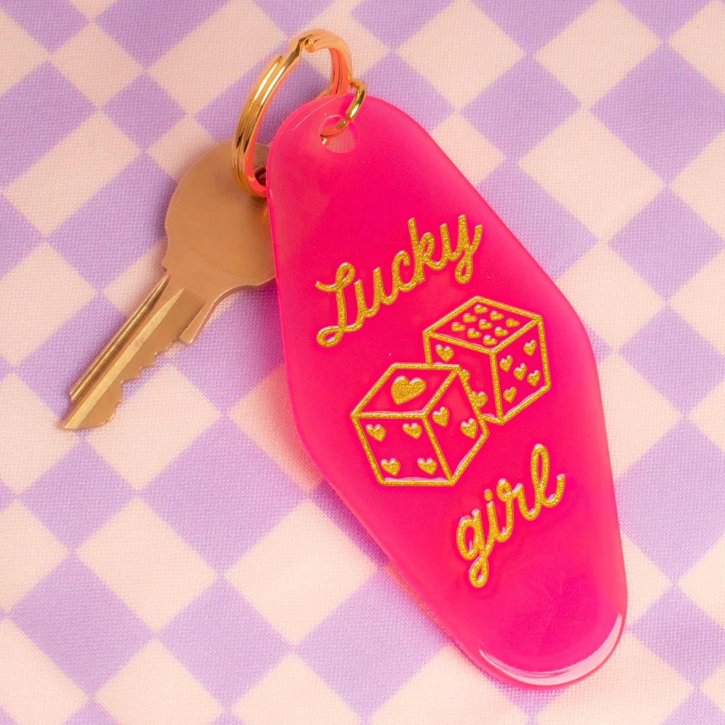 Cute Girly Motel Keychains