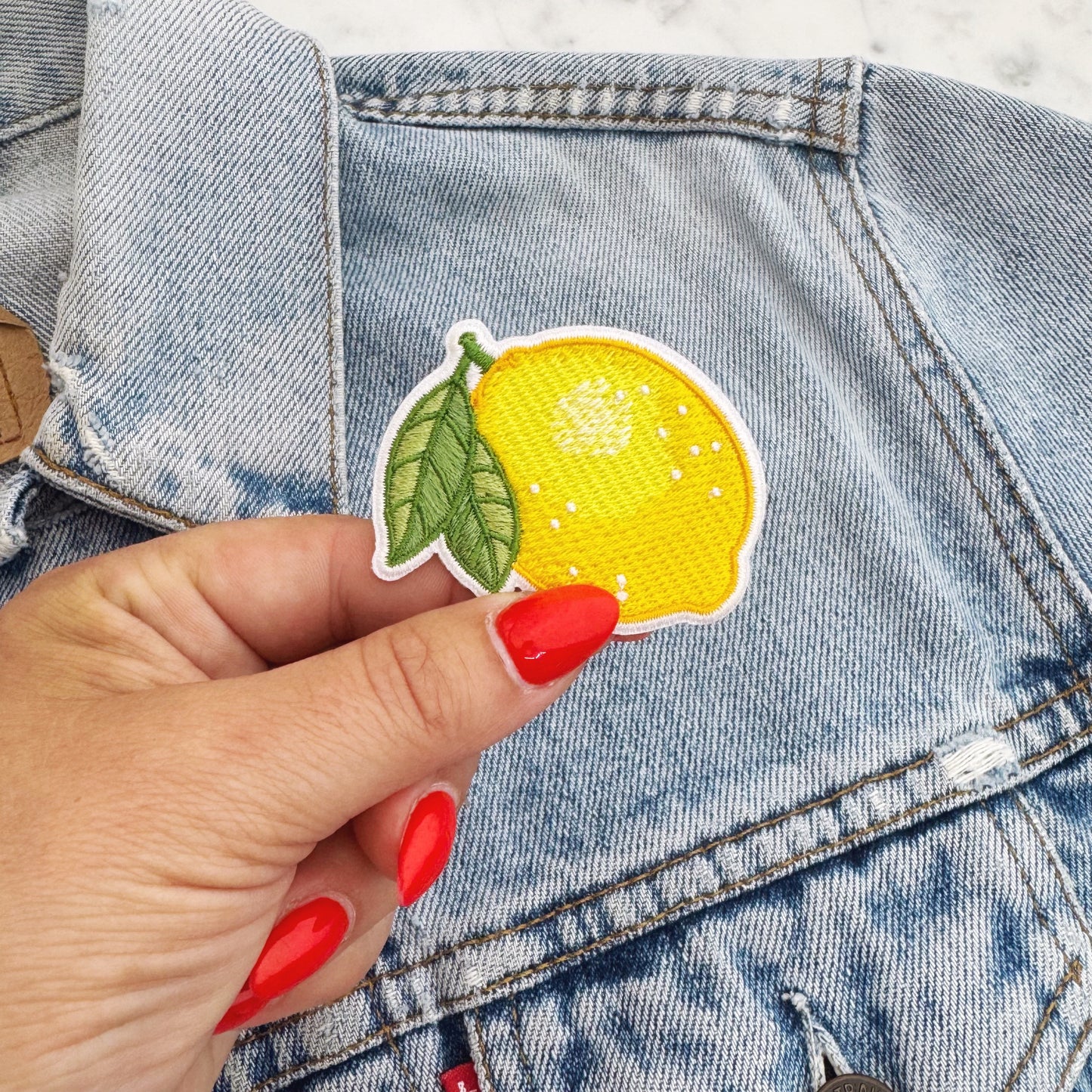 Italian Coastline Iron On Patch Embroidered Patches