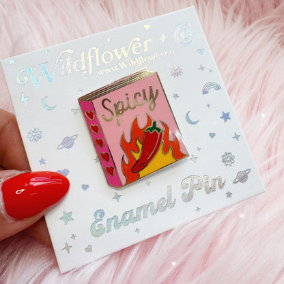 Spicy Book Pin