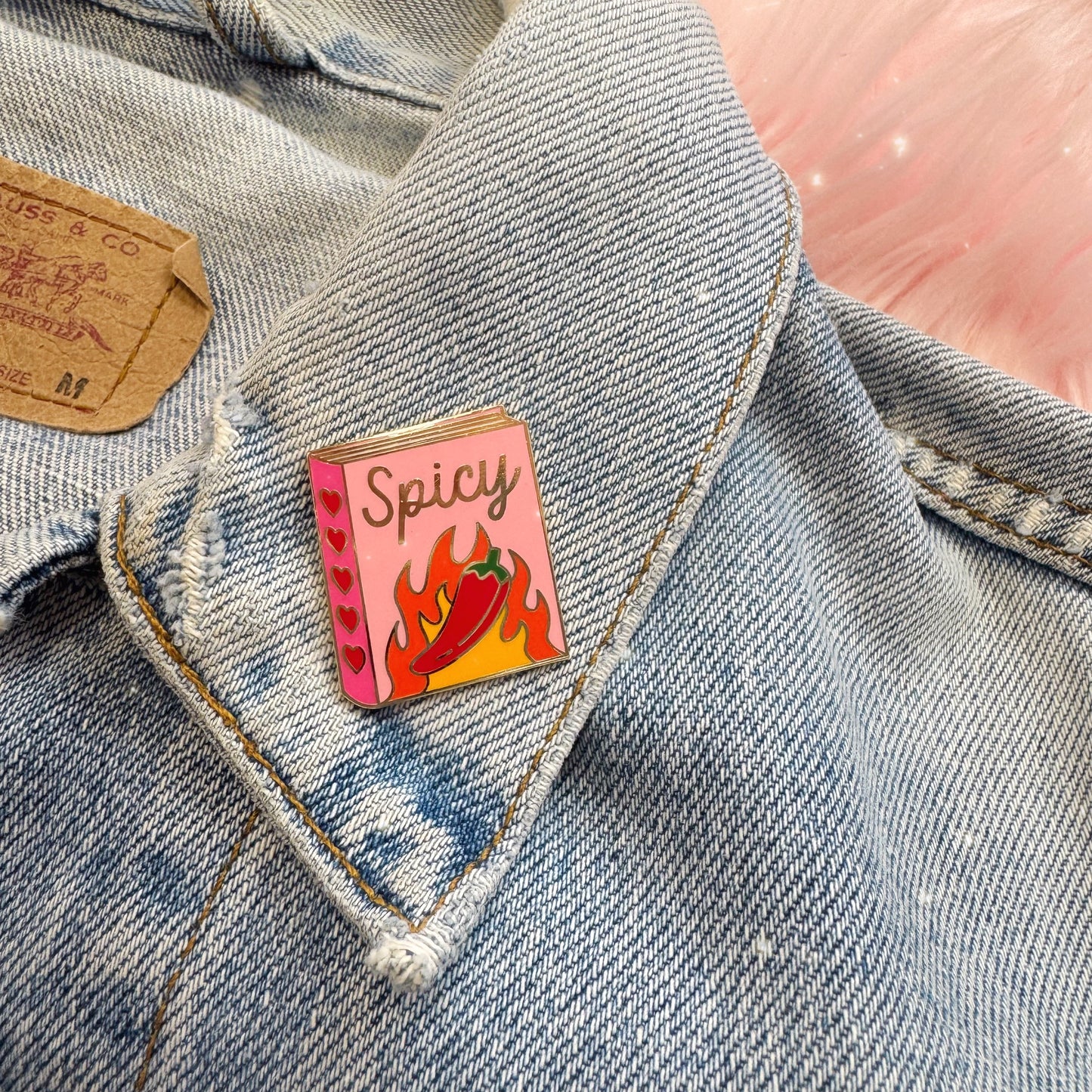 Spicy Book Pin