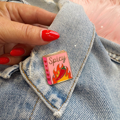 Spicy Book Pin