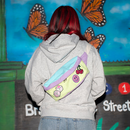 Fanny Pack w. Multiple Embroidered Patches