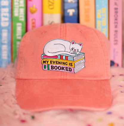Bookish Baseball Hat with Embroidered Patch