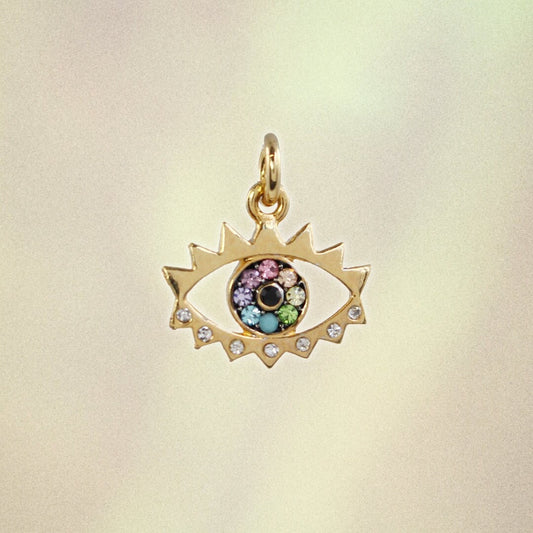 JW00412-GLD-OS Evil_Eye_Rainbow
