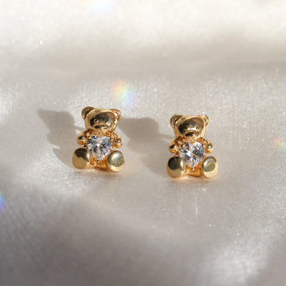 Teddy Bear Earrings