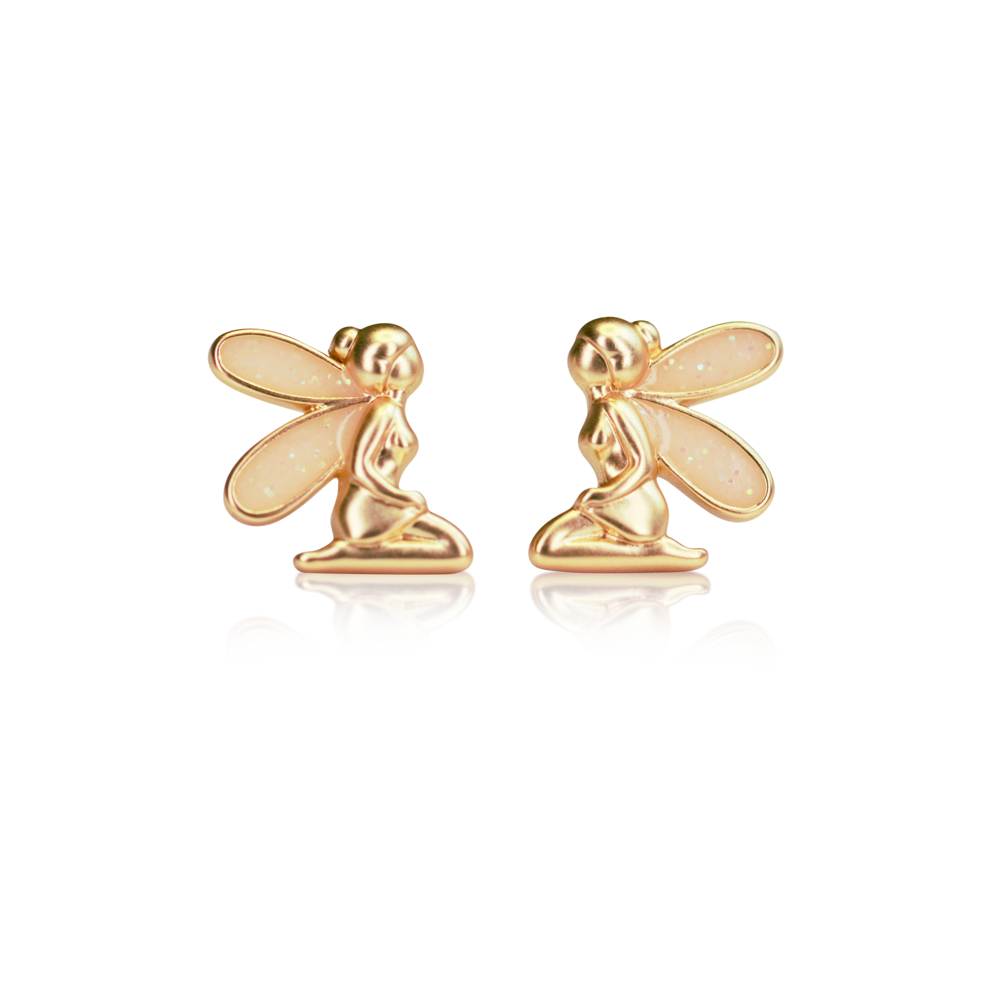 JW00952-GLD-OS - Fairy Stud Earrings - Wildflower + Co (6) floating