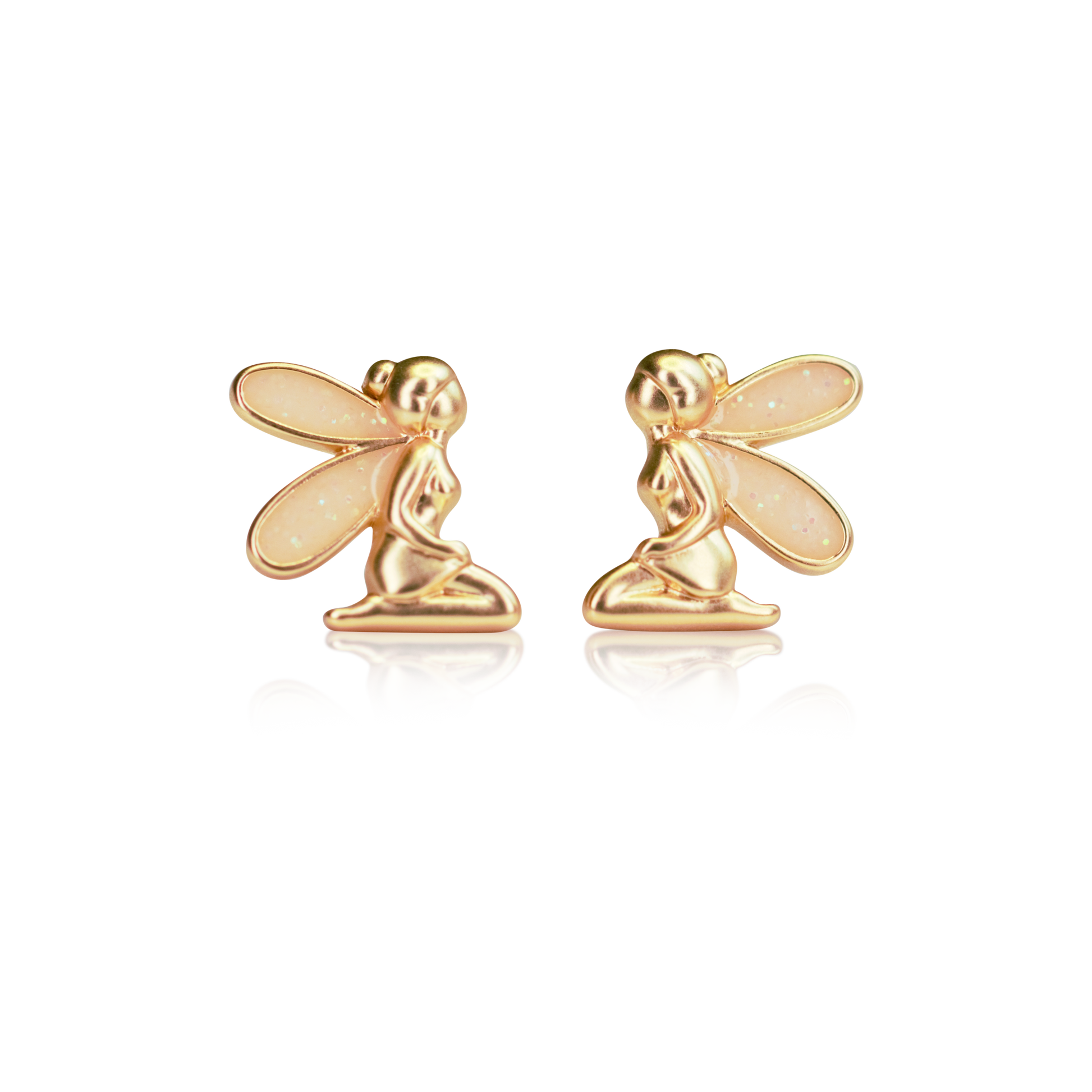 JW00952-GLD-OS - Fairy Stud Earrings - Wildflower + Co (6) floating