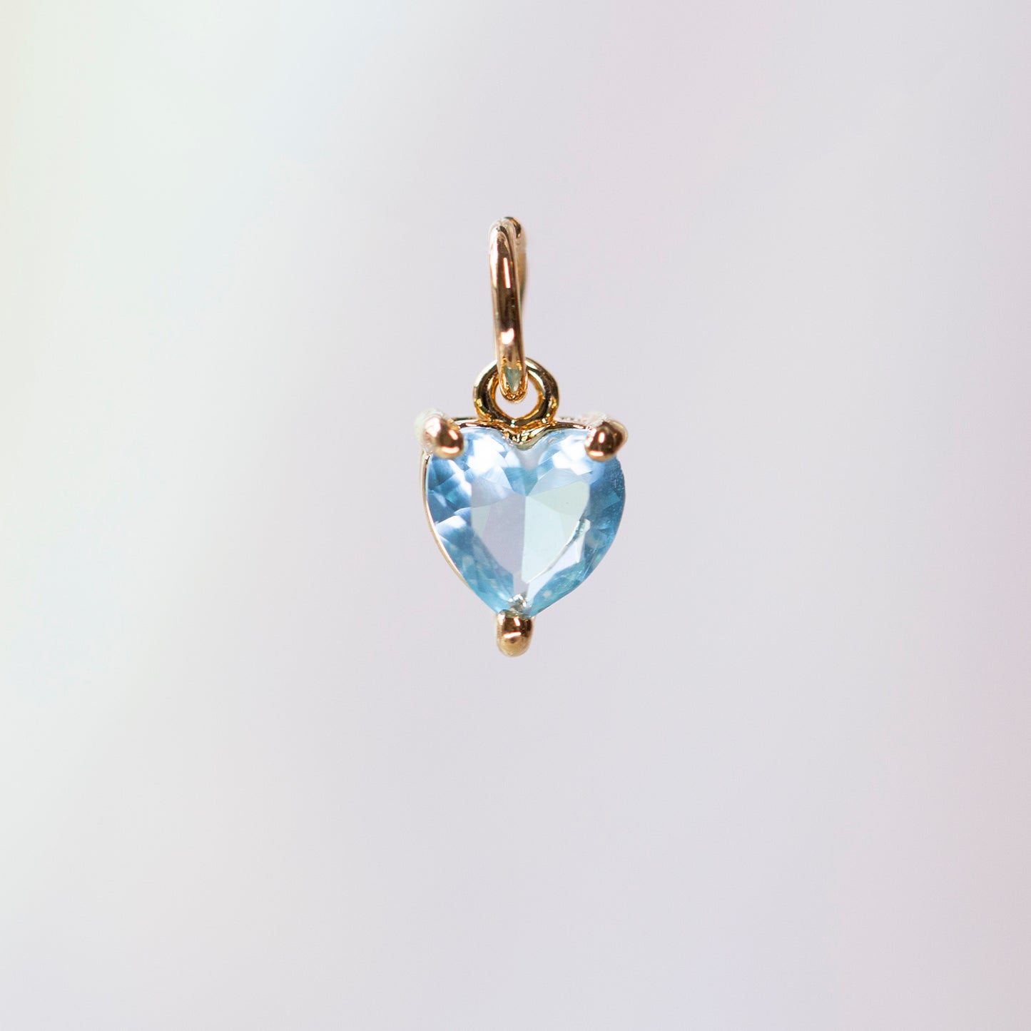 Heart Birthstone Charm, All Months