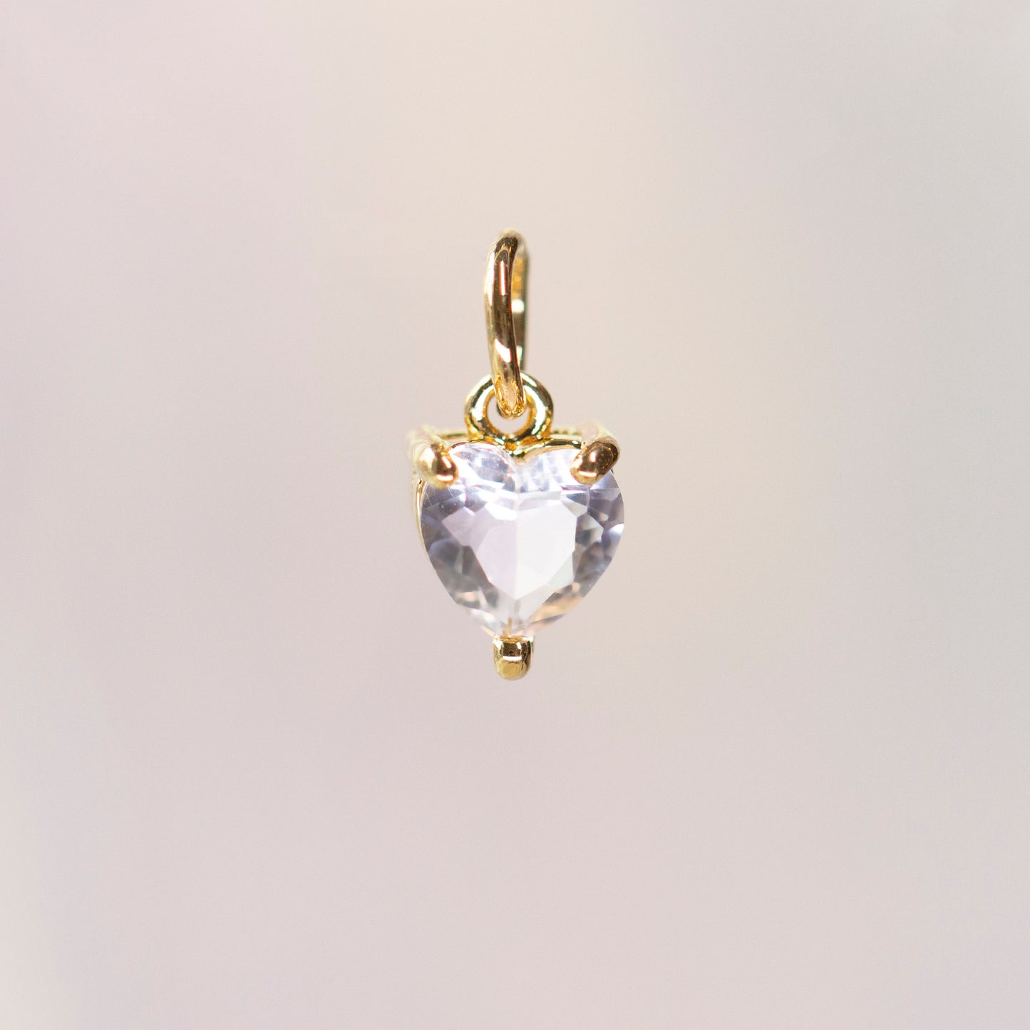 Heart Birthstone Charm, All Months