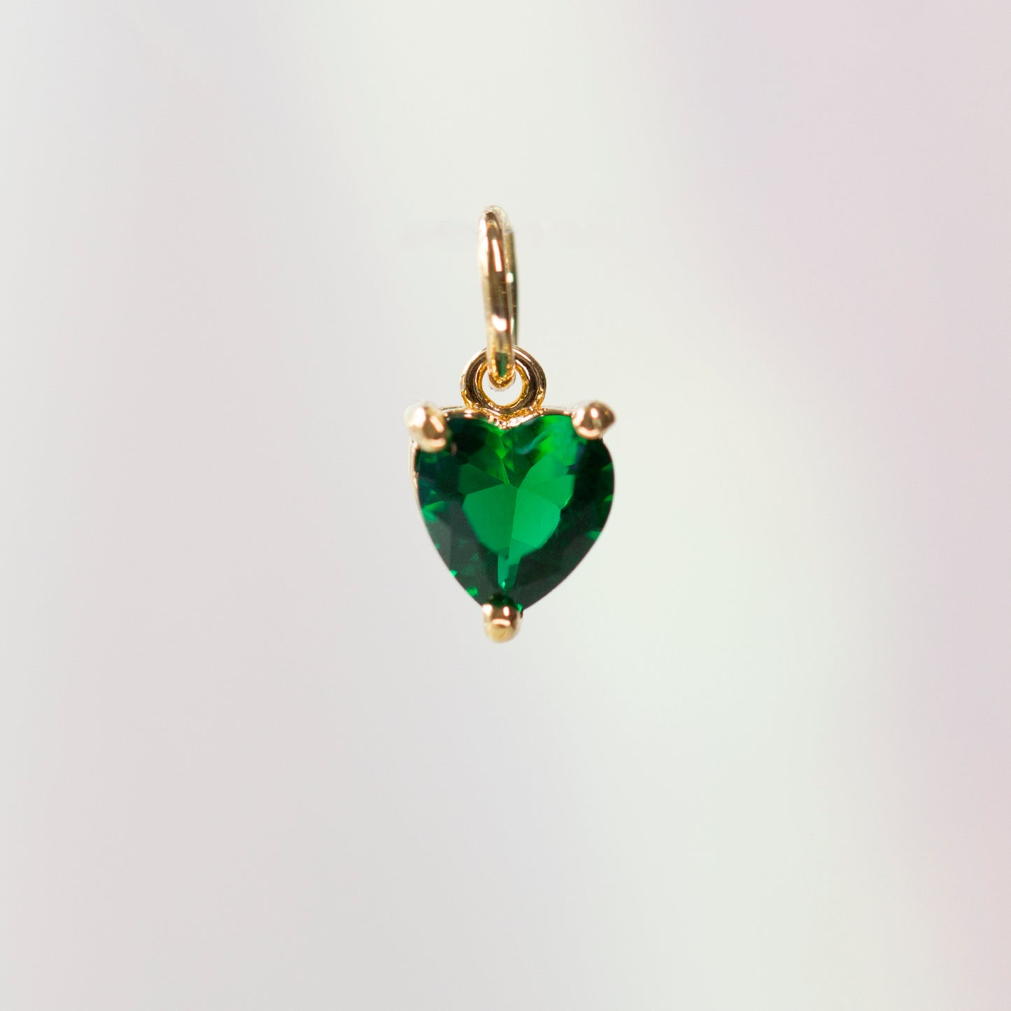 Heart Birthstone Charm, All Months