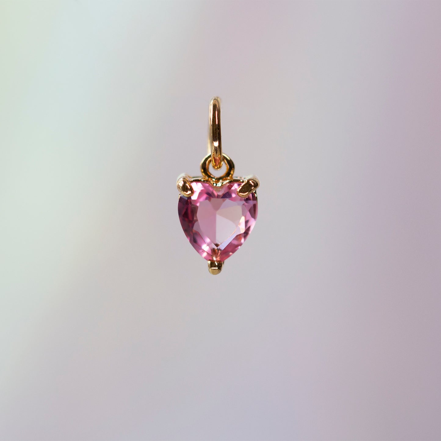 Heart Birthstone Charm, All Months