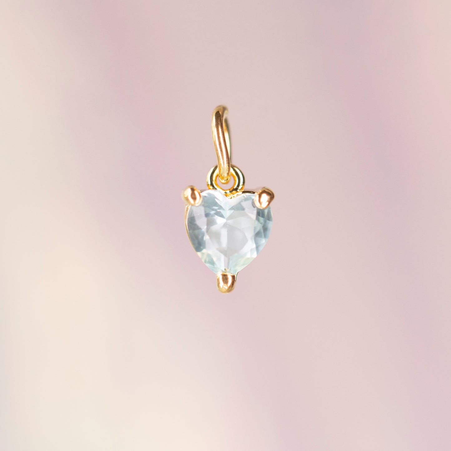 Heart Birthstone Charm, All Months