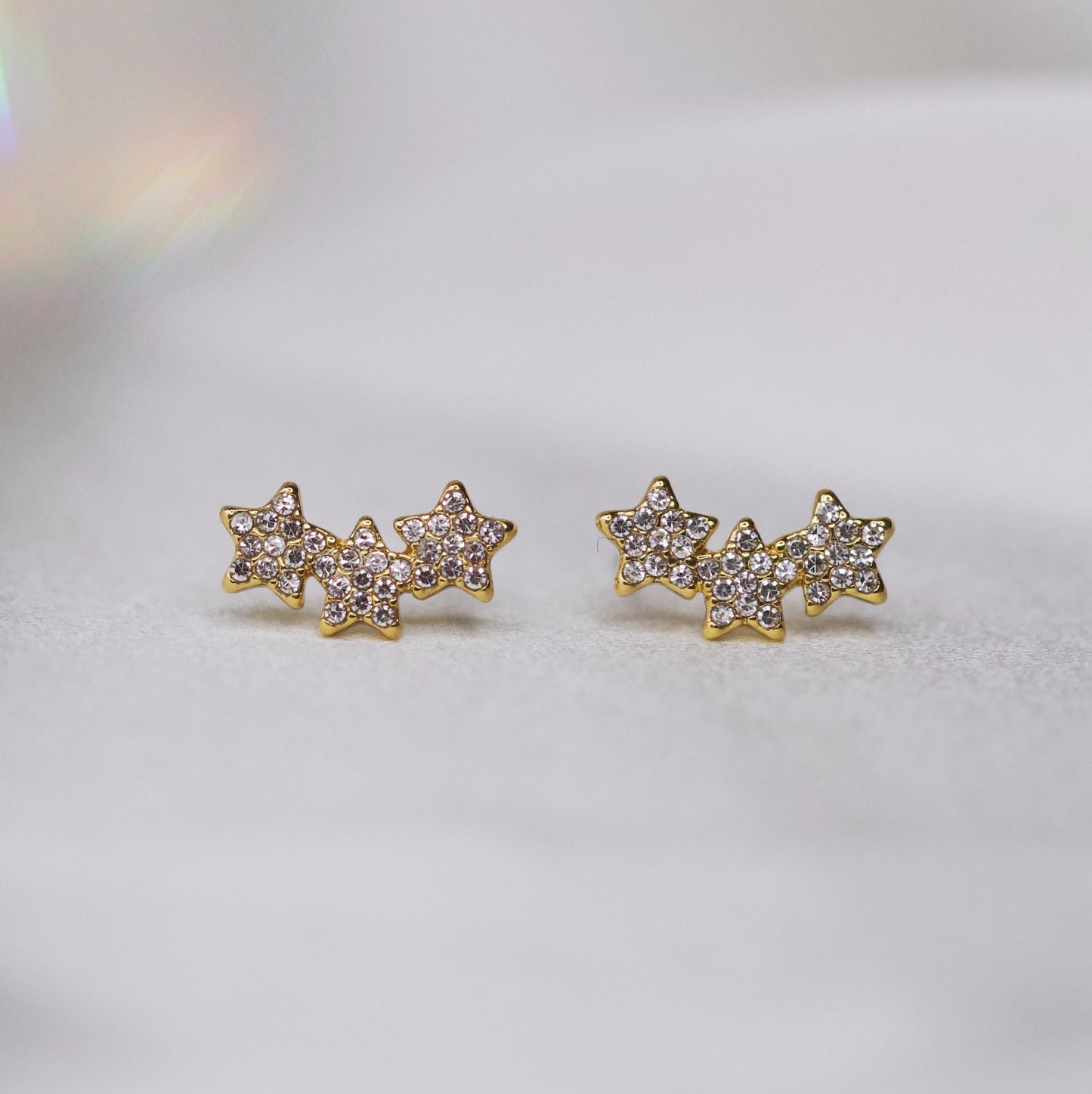 Pave Star Earrings