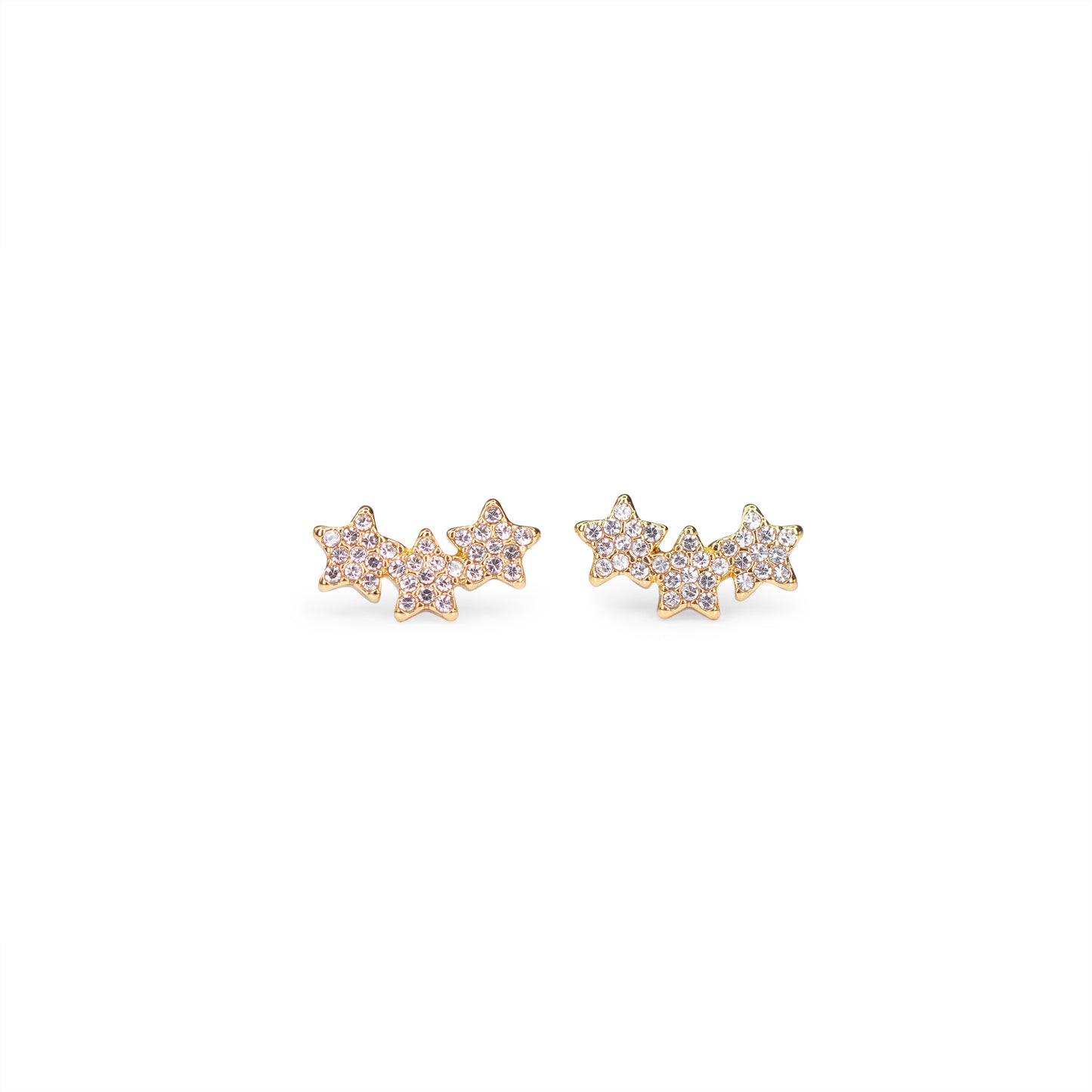 JW01011-GLD-OS - Pave Star Stud Earrings - Wildflower + Co (3) floating