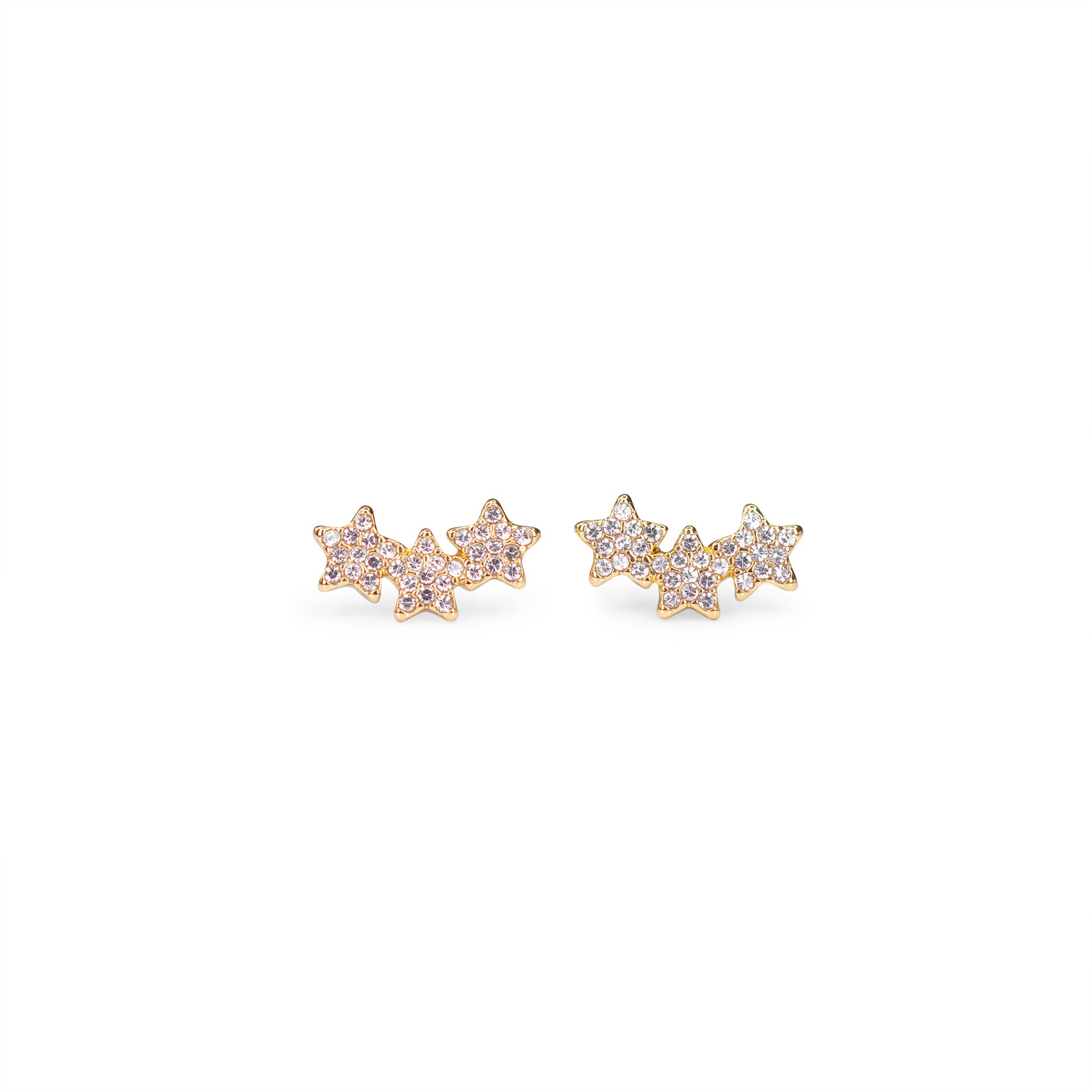 JW01011-GLD-OS - Pave Star Stud Earrings - Wildflower + Co (3) floating