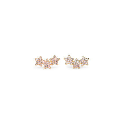 JW01011-GLD-OS - Pave Star Stud Earrings - Wildflower + Co (3) floating