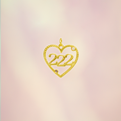 Angel Number Charm 1111 222 333 444 777