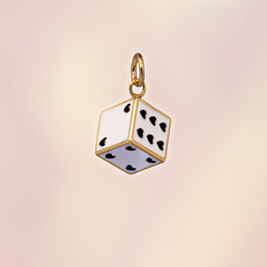 Dice Charm, Black & White