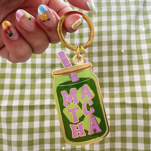 Iced Matcha Keychain