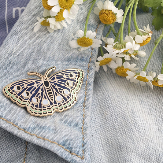 Night Butterfly Enamel Pin