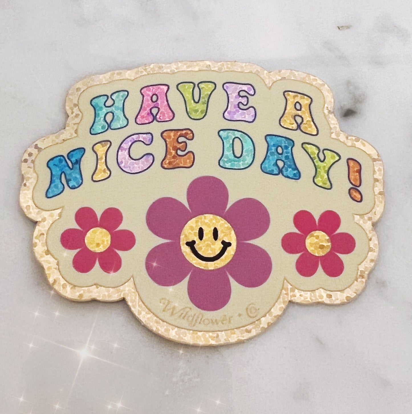 Glitter Positive Affirmation Stickers