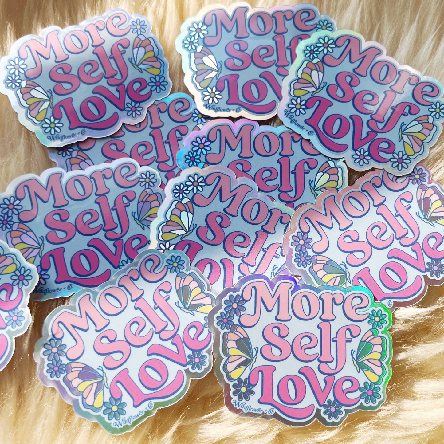 PC00169-MLT-OS- More Self Love Sticker (2) group