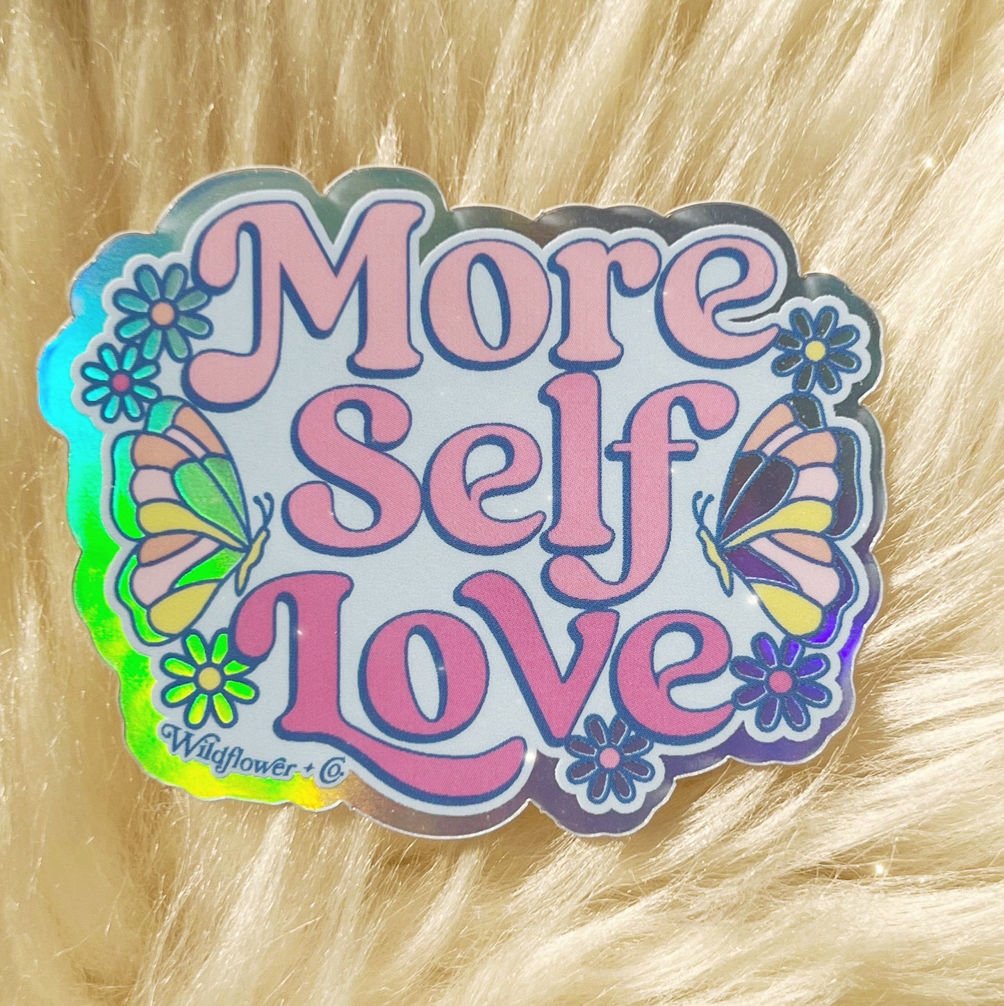 PC00169-MLT-OS- More Self Love Sticker (2) fur
