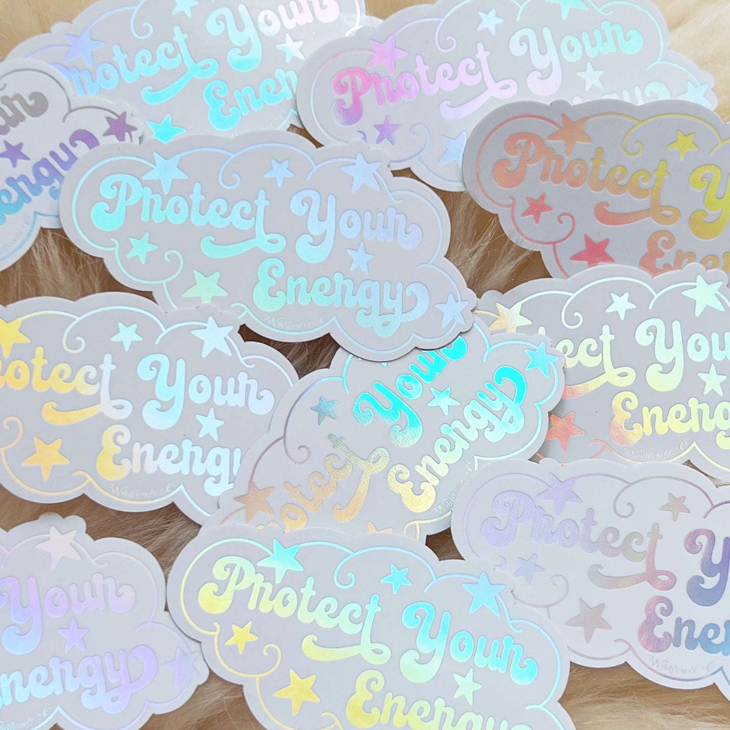 PC00170-MLT-OS - Protect Your Energy Sticker (1) detail