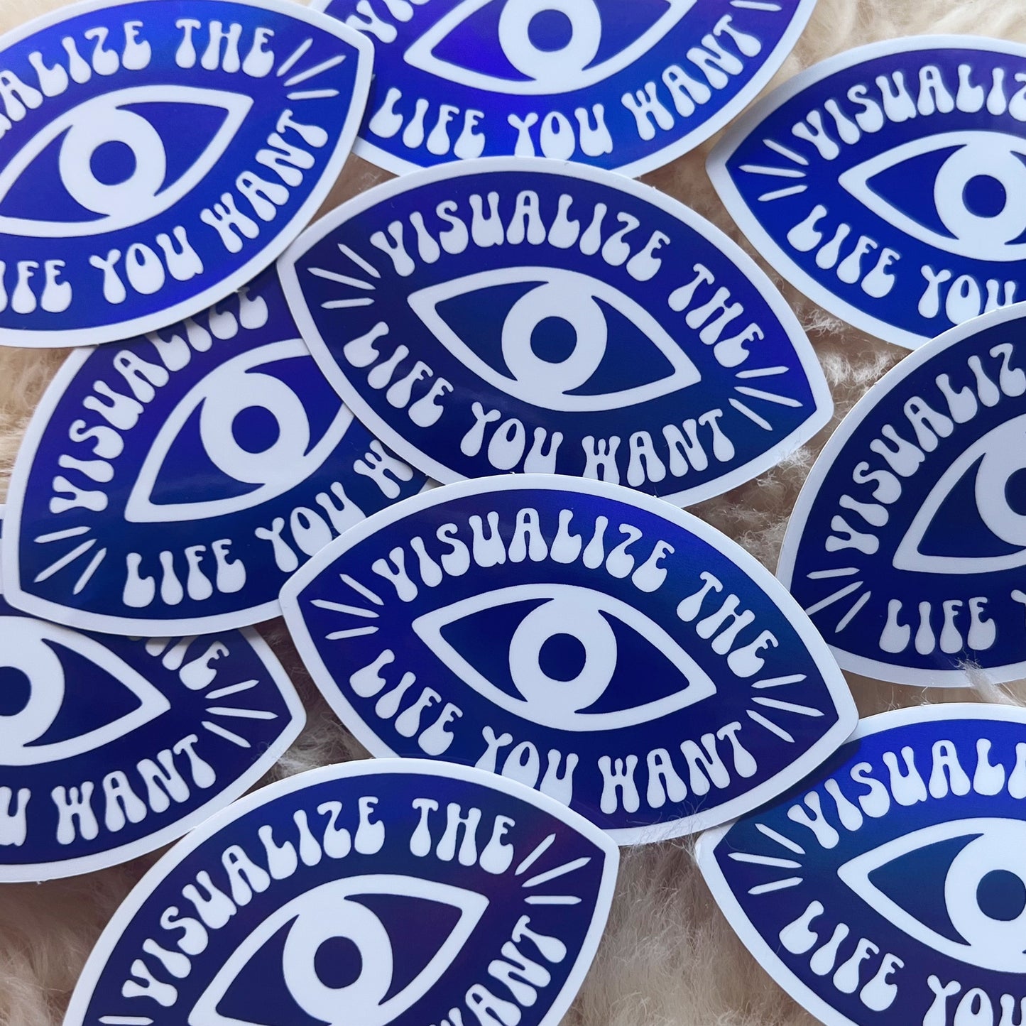 Visualize the Life You Want Evil Eye Sticker