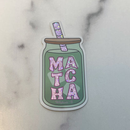 Iced Latte Sticker - Matcha or Coffee